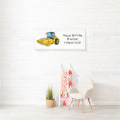 Dampfwalzen-ClipArt-Illustration Banner (Insitu)