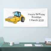 Dampfwalzen-ClipArt-Illustration Banner (Messe)