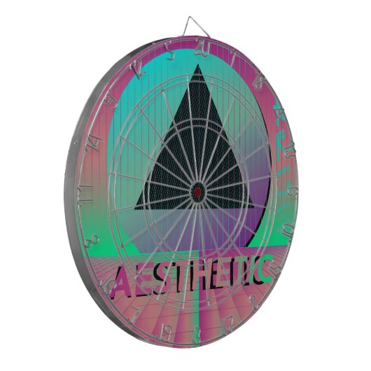 dampfwellenästhetisch dartscheibe (Vorderseite Links)