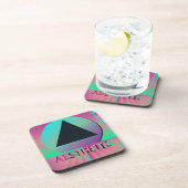 dampfwellenästhetisch getränkeuntersetzer (Rechte Seite)