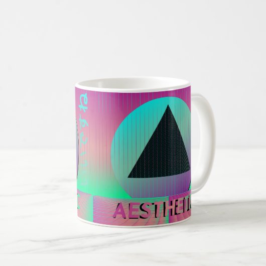 dampfwellenästhetisch kaffeetasse (VorderseiteRechts)