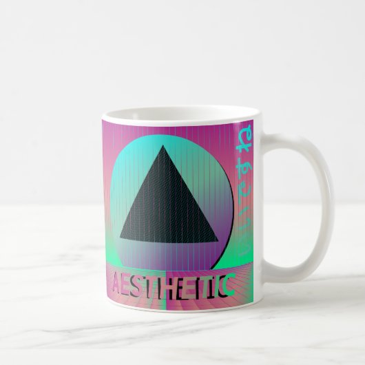 dampfwellenästhetisch kaffeetasse (Rechts)