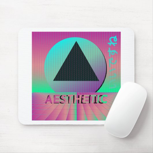 dampfwellenästhetisch mousepad (Mit Mouse)