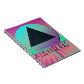 dampfwellenästhetisch notizblock (Rechte Seite)