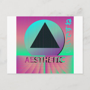 dampfwellenästhetisch postkarte