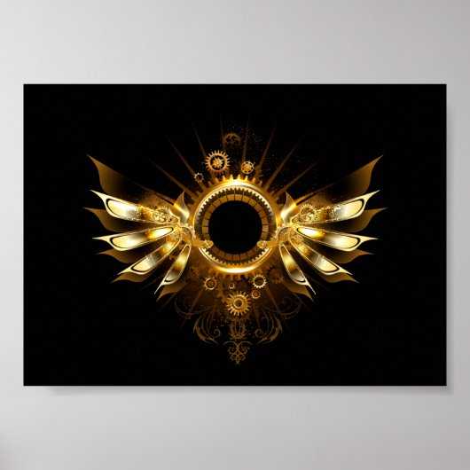 Dampfwelt Flügel Poster (Vorne)