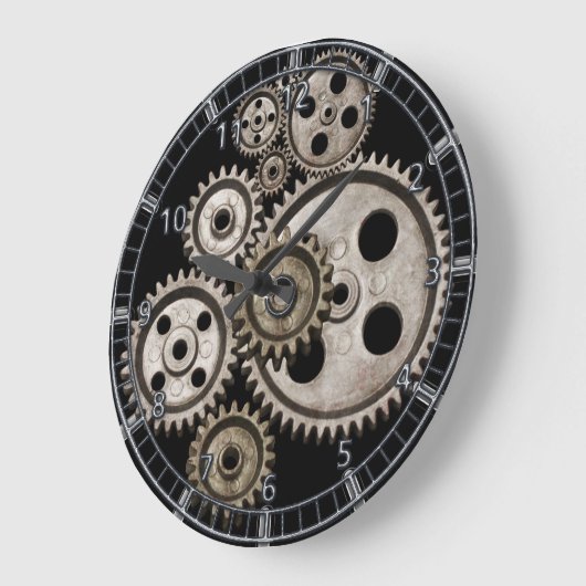 Dampfzahnradgetriebe Motor Metallmaschine Uhr (Winkel)