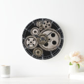 Dampfzahnradgetriebe Motor Metallmaschine Uhr (Zuhause)