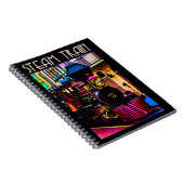 DampfzuführungsNotebook Notizblock (Rechte Seite)