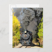 Dampfzug 19 postkarte (Vorne/Hinten)