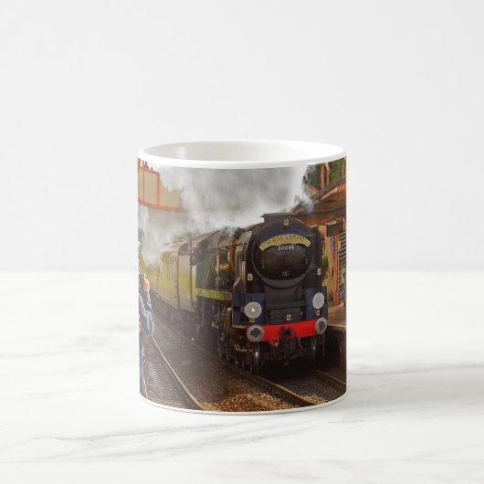 Dampfzug 28A-B Bildoptionen Kaffeetasse (Mittel)
