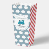 Dampfzug Alle Bard Blue Boy Birthday Popcorn Geschenkschachtel (Rückseite)