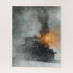 Dampfzug Alt West Puzzle