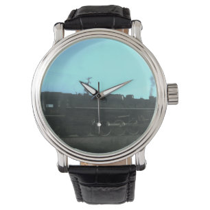 Dampfzug Armbanduhr