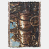 Dampfzug aus Kupfer Decke (Vorderseite Vertikal)