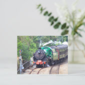 Dampfzug bei Picton Postkarte (Stehend Vorderseite)