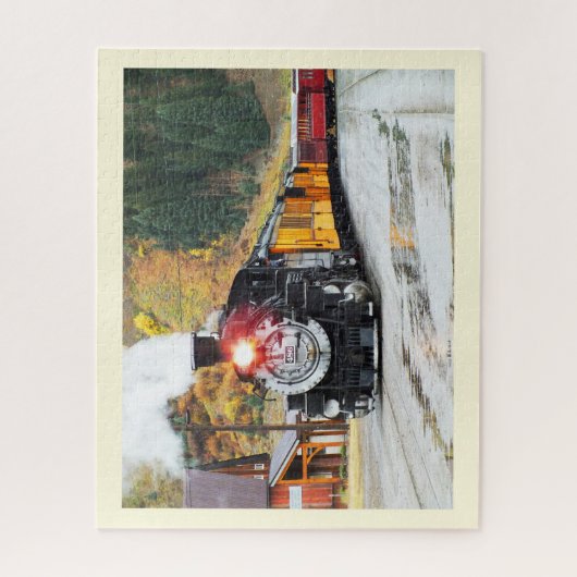 Dampfzug bei Silverton Puzzle (Vertikal)