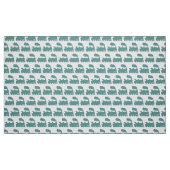 Dampfzug - Blau und Weiß des Ozeans Stoff (Fat Quarter (45,7 x 55,9 cm))