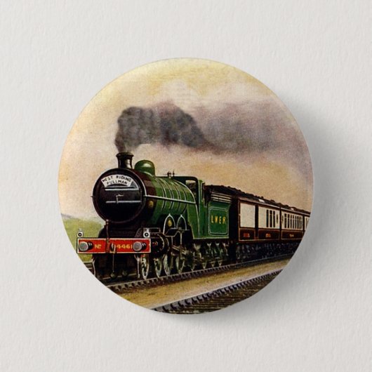 Dampfzug Button (Vorderseite)