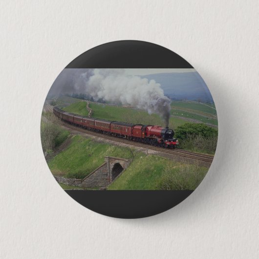 Dampfzug Button (Vorderseite)