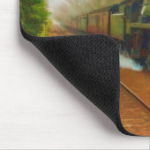 Dampfzug der britischen Eisenbahn Art IV Mousepad (Ecke)