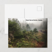 Dampfzug Deutschland Postkarte (Vorne/Hinten)