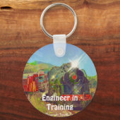 Dampfzug-Enthusiasten der Schlüsselketten Schlüsselanhänger (Vorderseite)