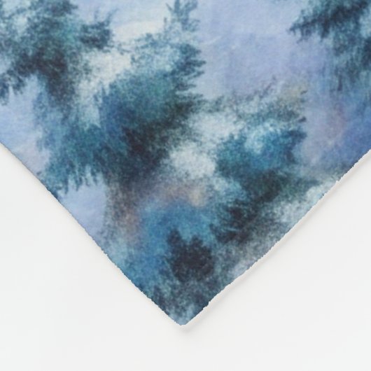 Dampfzug Fleecedecke (Ecke)