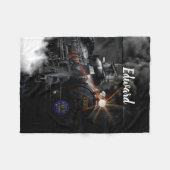 Dampfzug Fleecedecke (Vorderseite (Horizontal))