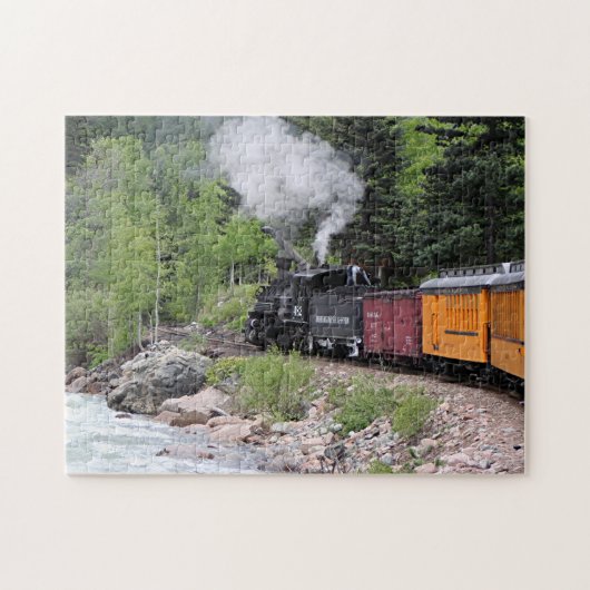 Dampfzug & Fluss, Colorado Puzzle (Horizontal)