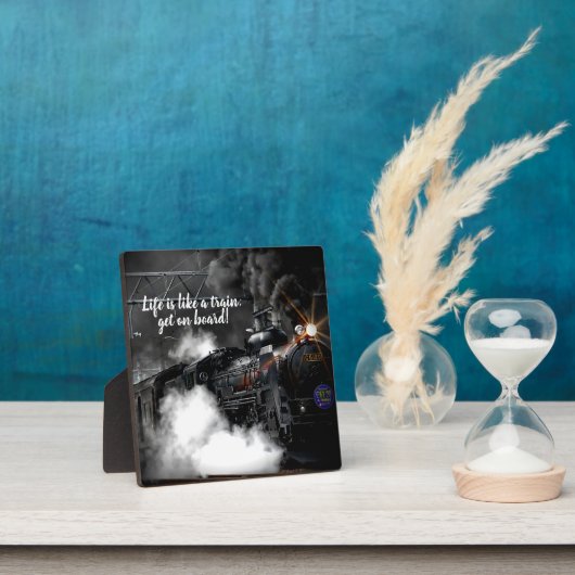 Dampfzug Fotoplatte (InSitu)