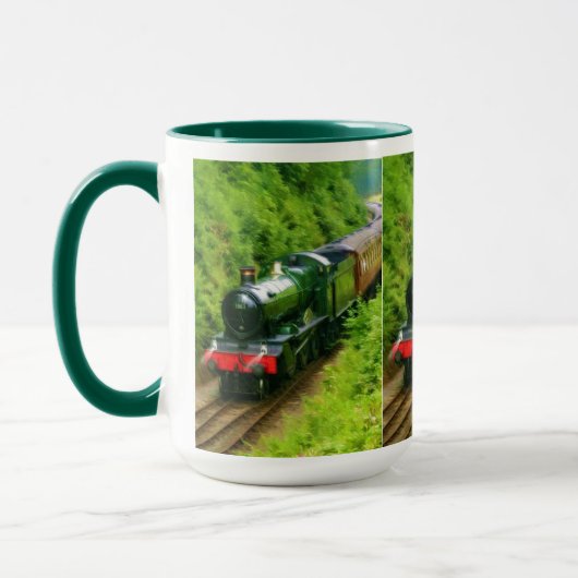 Dampfzug für Bahnreisende Art V Tasse (Links)