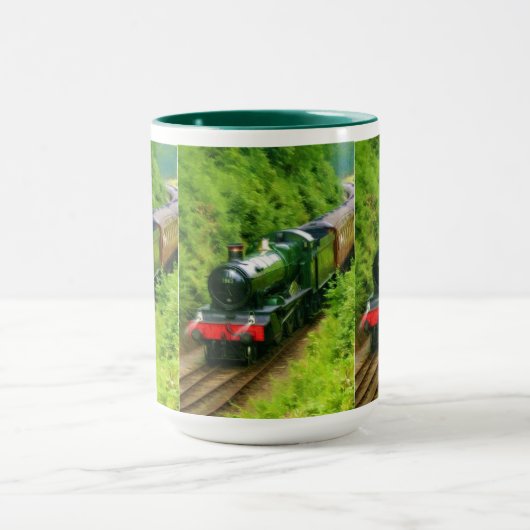 Dampfzug für Bahnreisende Art V Tasse (Zentrum)