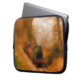 Dampfzug für Bahnreisende Kunst Laptopschutzhülle (Vorderseite Links)