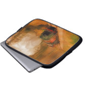 Dampfzug für Bahnreisende Kunst Laptopschutzhülle (Vorne Knopf)