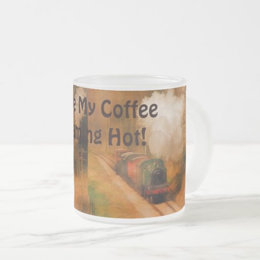 Dampfzug für Zugführer Art III Mattglastasse (VorderseiteRechts)