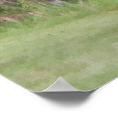 Dampfzug für Zugführer Art III Poster (Ecke)