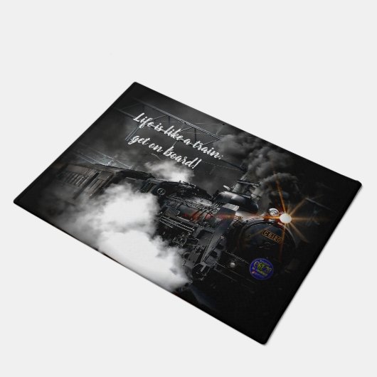 Dampfzug Fußmatte (Schrägansicht)