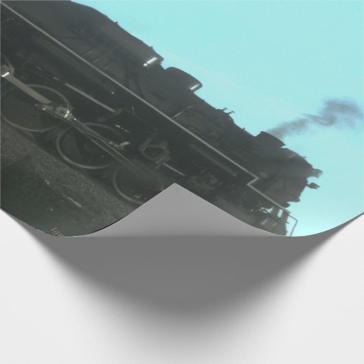 Dampfzug Geschenkpapier (Ecke)