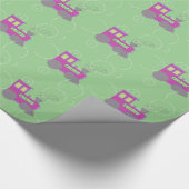 Dampfzug Geschenkpapier (Ecke)