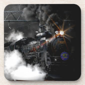 Dampfzug Getränkeuntersetzer (Vorderseite)