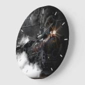 Dampfzug Große Wanduhr (Winkel)