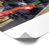 Dampfzug HDR Poster (Ecke)