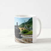 Dampfzug in Blonay Kaffeetasse (VorderseiteRechts)