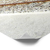 Dampfzug in Blonay Poster (Ecke)