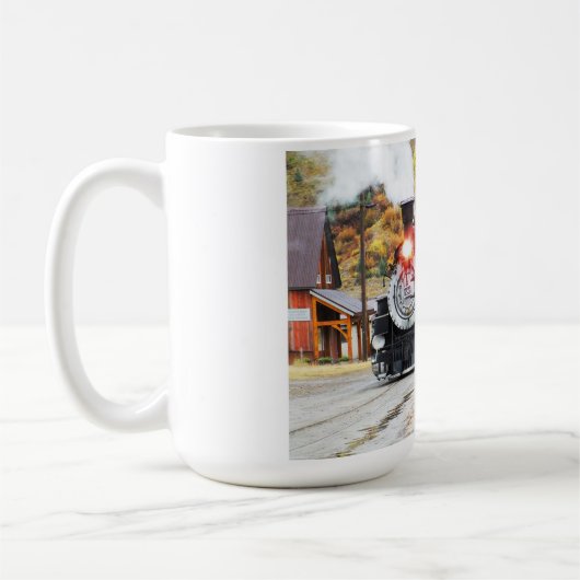 Dampfzug in Silverton Kaffeetasse (Links)