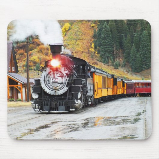 Dampfzug in Silverton Mousepad (Vorne)