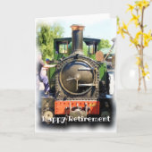 DAMPFZUG KARTE (Gelbe Blume)