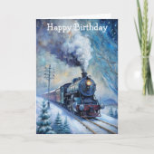 Dampfzug Karte (Vorderseite)