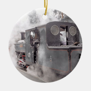 DAMPFZUG KERAMIK ORNAMENT